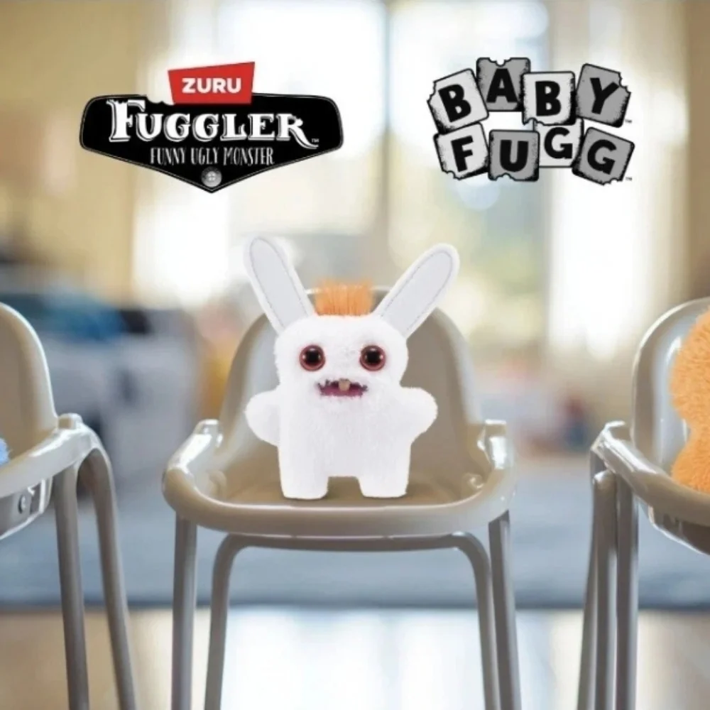 Zuru‎ Fuggler Baby Fugg Kids Toy Orange New 3-Eyed Mohawk Monster 15704K